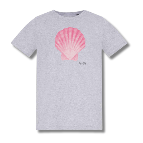Teen Pink Shell Baby Tee