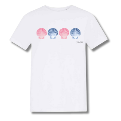 Teen Shells on a Beach Baby Tee