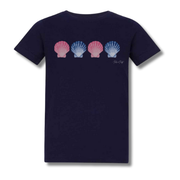 Teen Shells on a Beach Baby Tee