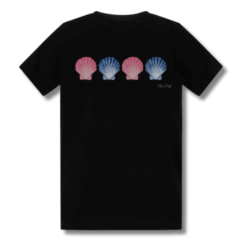 Teen Shells on a Beach Baby Tee