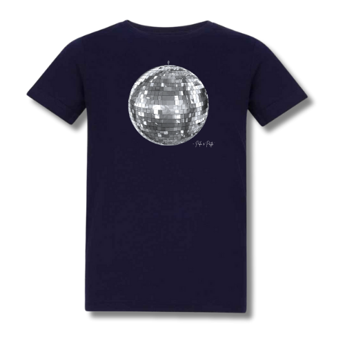Teen Disco Ball Baby Tee