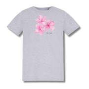 Teen Pink Flower Baby Tee
