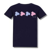 Teen Flower Bouquet Baby Tee