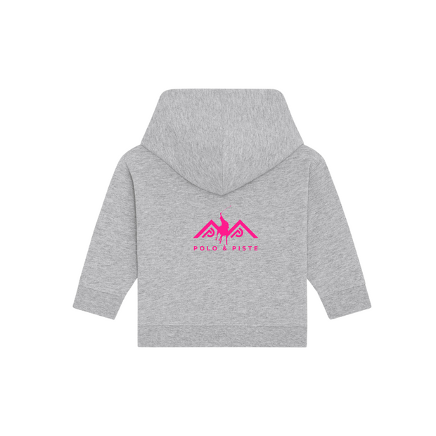 Baby Girls Mini Me Polo Zip Hoodie