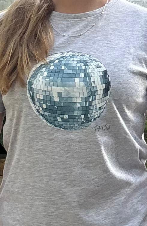 Teen Disco Ball Baby Tee