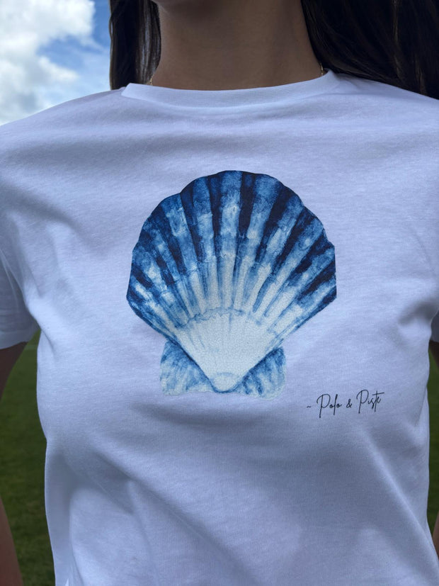 Teen Blue Shell Baby Tee